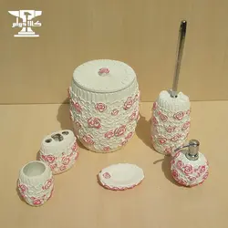 ست سرویس بهداشتی 6 پارچه مدل بهار | جنس رزین