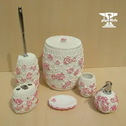 ست سرویس بهداشتی 6 پارچه مدل بهار | جنس رزین