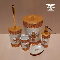 ست سرویس بهداشتی رز | 5 پارچه و از جنس رزین