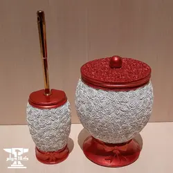 ست سرویس بهداشتی رزینی مدل بوستان | 6 پارچه