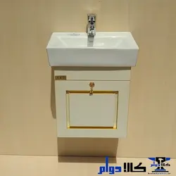 روشویی کابینتی کرم مدل آتیلا | روکش با عرض 46
