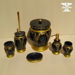 ست سرویس بهداشتی سرخس | رزینی و 6 پارچه