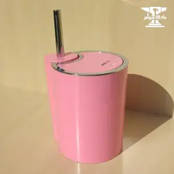 سطل و برس صورتی دستشویی مدل برزیل | برند بریسو دیزاین