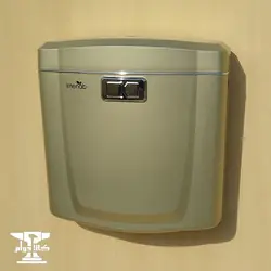 فلاش تانک بژ ایمن آب | 9 لیتری . کششی و فشاری