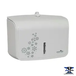 مخزن دستمال ایمن آب سفید با طرح کریستال