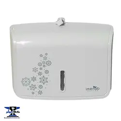 مخزن دستمال ایمن آب سفید با طرح کریستال