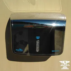 مخزن دستمال کروم ایمن آب از مواد آنتی باکتریال