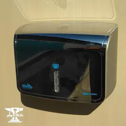 مخزن دستمال کروم ایمن آب از مواد آنتی باکتریال