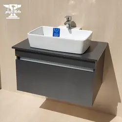 روشویی کابینتی لیزانو صفحه دار با سنگ خارجی