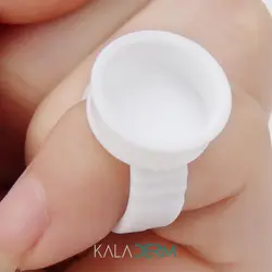تشتک انگشتی پلاستیکی نگهداری رنگ میکروپیگمنتیشن حین کار 100 عددی - کالا درم
