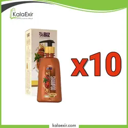 شامپو قارچ گانودرما مخصوص موهای خشک پک 10 عددی