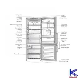 یخچال فریزر بالا پایین ال جی مدل 689 - کالاگت