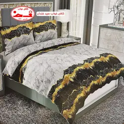 لحاف یک نفره و روبالشی مرمر