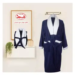 حوله تن پوش لوکس سرمه ای