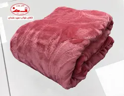 پتو یک نفره نرمینه - نگین صورتی