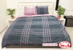 لحاف و روبالشی یک نفره ویولت