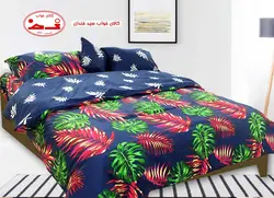 سرویس ملحفه یکنفره 120 هاوایی سرمه ای