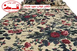 روتختی یک نفره پنبه دوزی گلی