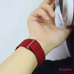 بند چرمی ساعت هوشمند Samsung Galaxy Watch 5 Pro مدل Leather Loop