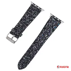 بند چرمی ساعت هوشمند Apple Watch 8 41mm مدل Shiny Bling