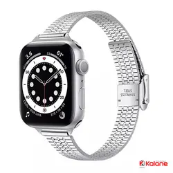 بند استیل ساعت هوشمند Apple Watch 8 41mm مدل Tiny Milanese