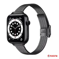بند استیل ساعت هوشمند Apple Watch 8 45/49mm مدل Tiny Milanese