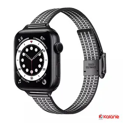 بند استیل ساعت هوشمند Apple Watch 8 45/49mm مدل Tiny Milanese