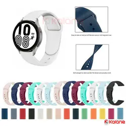 بند سیلیکونی ساعت هوشمند Samsung Galaxy Watch 4 مدل دکمه ای