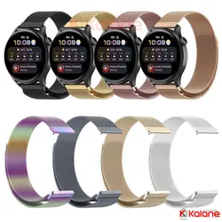 بند ساعت هوشمند Huawei Watch 3 Pro مدل استیل حصیری - بند ساعت هوشمند هواوی واچ 3