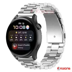 بند استیل ساعت هوشمند Huawei Watch 3 Pro مدل 3Pointers - خرید بند ساعت هواوی واچ