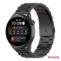 بند استیل ساعت هوشمند Huawei Watch 3 Pro مدل 3Pointers - خرید بند ساعت هواوی واچ