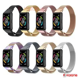 بند ساعت هوشمند Huawei Honor Band 6 مدل استیل حصیری - قیمت بند مچ بند هوشمند آنر