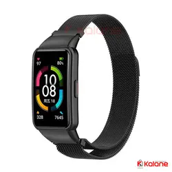 بند ساعت هوشمند Huawei Honor Band 6 مدل استیل حصیری - قیمت بند مچ بند هوشمند آنر