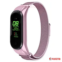 بند ساعت هوشمند Xiaomi Mi Band 4 مدل استیل حصیری - خرید لوازم جانبی ساعت شیائومی