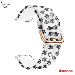 بند ساعت هوشمند Xiaomi Amazfit GTR 47mm مدل سیلیکونی طرح دار