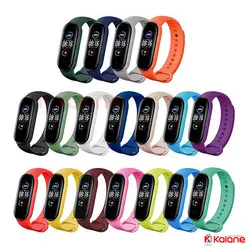 بند سیلیکونی ساعت هوشمند Xiaomi Mi Band 5 مدل دکمه ای - خرید لوازم جانبی Mi Band 5
