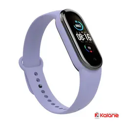 بند سیلیکونی ساعت هوشمند Xiaomi Mi Band 5 مدل دکمه ای - خرید لوازم جانبی Mi Band 5
