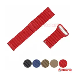 بند چرمی ساعت هوشمند Xiaomi Haylou LS02 مدل Leather Loop - بند ساعت شیائومی