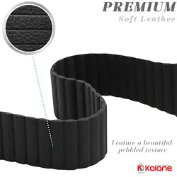 بند چرمی ساعت هوشمند Xiaomi Haylou LS02 مدل Leather Loop - بند ساعت شیائومی