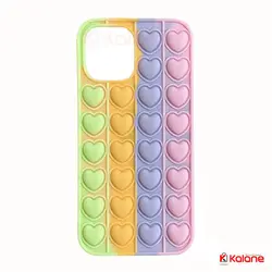 قاب فانتزی ضد استرس گوشی Apple iPhone 12 / iPhone 12 Pro طرح فیجت قلبی