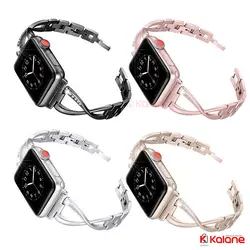 بند استیل Apple Watch 42/44mm مدل Jansin - بند ساعت اپل واچ مدل استیل Jansin