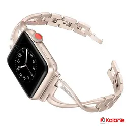 بند استیل Apple Watch 42/44mm مدل Jansin - بند ساعت اپل واچ مدل استیل Jansin