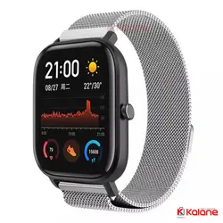 بند ساعت هوشمند Xiaomi Amazfit GTS مدل استیل حصیری - بند ساعت هوشمند Milanese