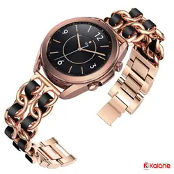 بند ساعت Samsung Galaxy Watch 3 45mm مدل استیل چرم