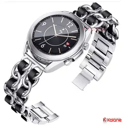 بند ساعت Samsung Galaxy Watch 3 45mm مدل استیل چرم