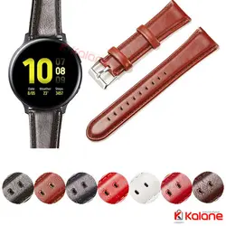 بند چرمی ساعت هوشمند Samsung Galaxy Watch Active مدل براق