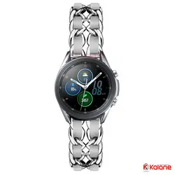 بند ساعت Samsung Galaxy Watch 3 41mm مدل استیل چرم
