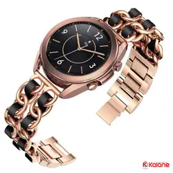 بند ساعت Samsung Galaxy Watch 3 41mm مدل استیل چرم