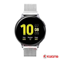 بند ساعت هوشمند Samsung Galaxy Watch Active2 مدل استیل حصیری