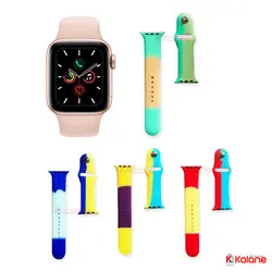 بند سیلیکونی ساعت هوشمند Apple Watch 42/44mm مدل آبرنگ